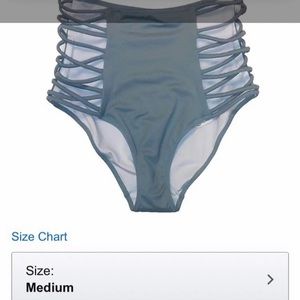 VS high rise swim bottoms medium